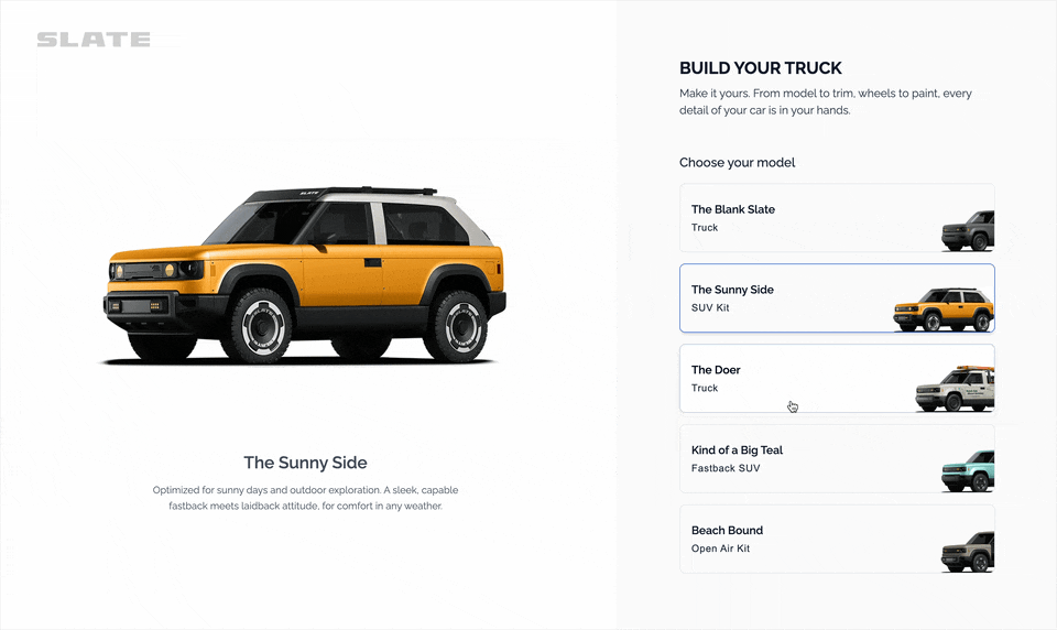 Car Configuration